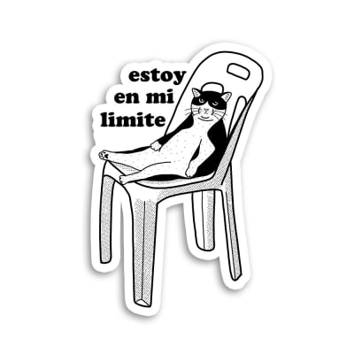 Sticker waterproof (Estoy en mi limite)