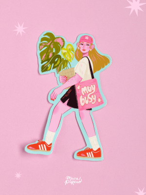 Sticker Muy Busy