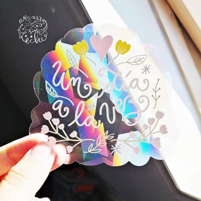 Stickers Vitral (Un dia a la vez)