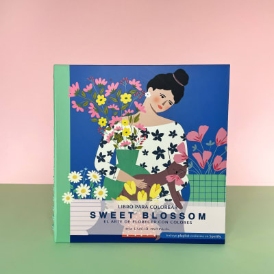 LIBRO PARA COLORIAR SWEET BLOSSOM1