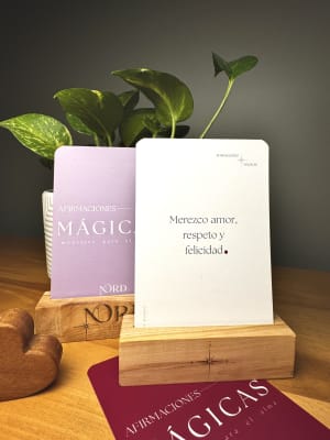 Set de 55 tarjetas: AFIRMACIONES MÁGICAS, MENSAJES PARA EL ALMA