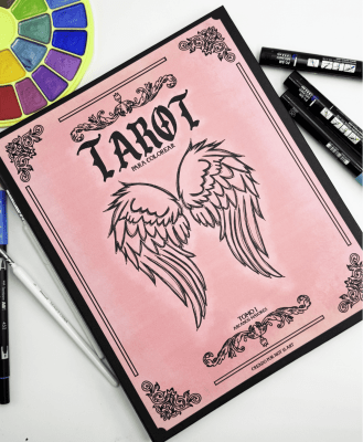 Libro TAROT PARA COLOREAR - Coloring book