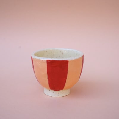 Taza café rojo damasco 011
