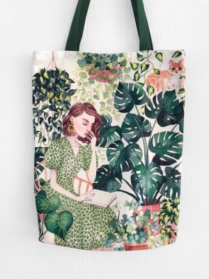 Tote Bag The Reading Garden1