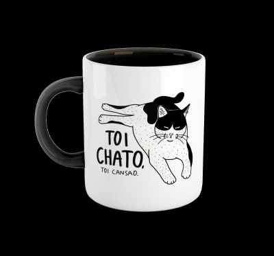 Tazón cerámica Toi chato toi cansao