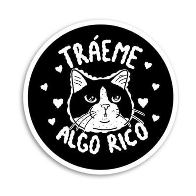 Sticker waterproof (Traeme algo rico)1