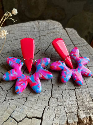 Aros Maui Rojo-Fucsia