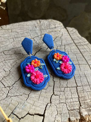 Aros Flora Azul
