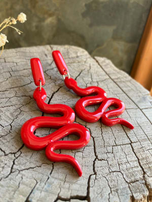 Aros Snake Rojo