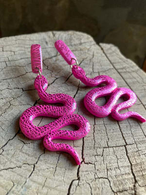 Aros Snake Rosa