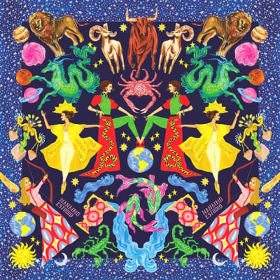 Pañuelo Astrologia 70 x 70 cms2