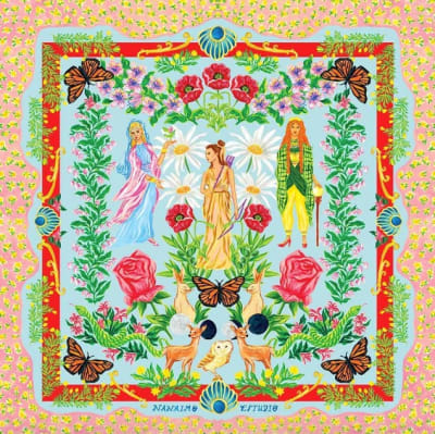 Pañuelo La Fabula 70 x 70 cms1