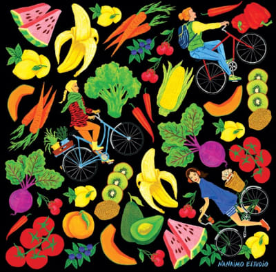 Pañuelo Vitamina 70x70 cms
