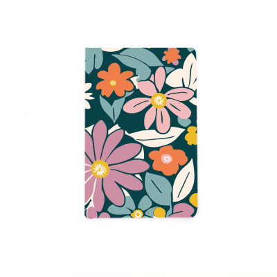 Libreta Empastada Flowers Puntos1