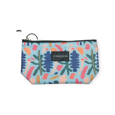 Estuche S celeste Flower