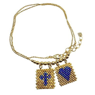 Collar Escapulario Dorado