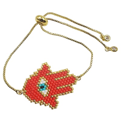 Pulsera Mano de Fatima Roja1