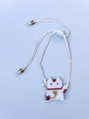 Pulsera Gato de la Fortuna Miyuki1