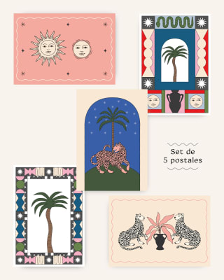 Set 5 Postales Paula Irarrazaval