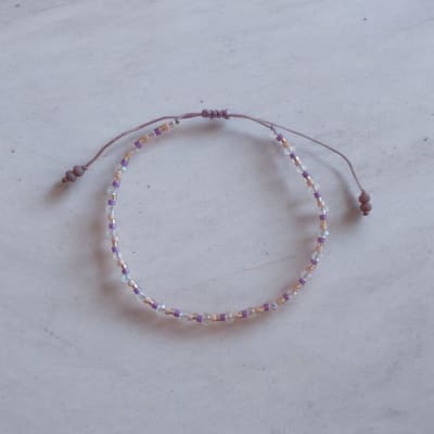 Pulsera miyuki Lila tornasol