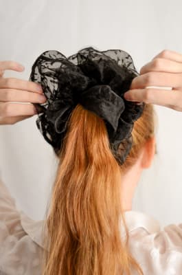 Colet Nube Xl Organza Negro