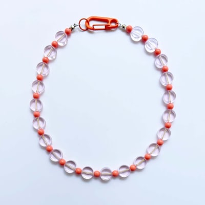 Collar Bicolor Salmón