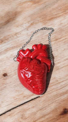Corazón Pared Rojo
