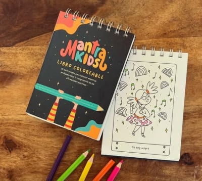 Mantrakids Libro Bolsillo Coloreable