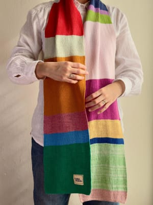 Bufanda M Líneas Multicolor