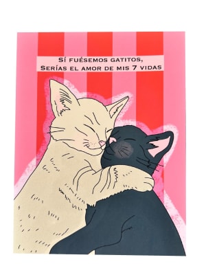 TARJETA de Amor Gatitos