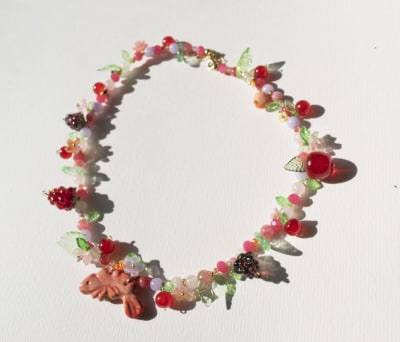 Collar Langosta flores2
