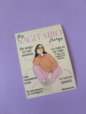 Postal Signo Big Energy Sagitario