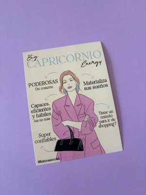 Postal Signo Big Energy Capricornio