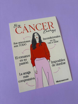 Postal Signo Big Energy Cancer
