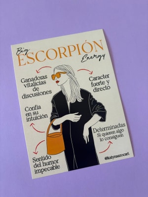 Postal Signo Big Energy Escorpion