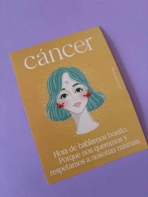 Postal Lema Signo Cancer