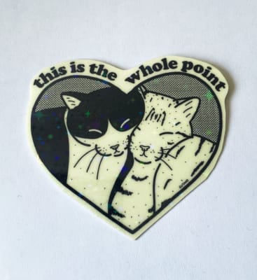 Sticker Brilla en la oscuridad 1 (Whole point)