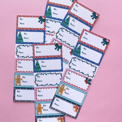 Etiquetas regalo navidad