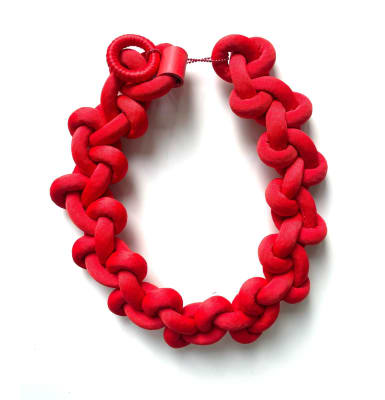 Collar FA! LOOP MAXI Rojo orange1