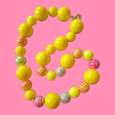 Collar amarillo/rayas1