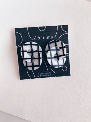 Aros Geminis Blanco Cuadrille