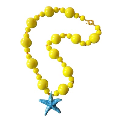 Collar estrella celeste