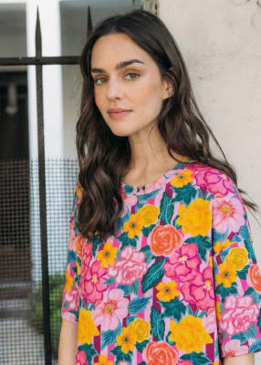 Maxi polera Rosa
