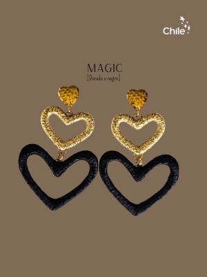 AROS MAGIC DORADO X NEGRO