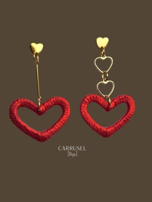 AROS CARRUSEL ROJO X DORADO
