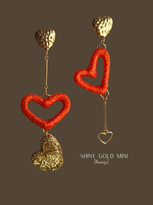 AROS SHINY GOLD MINI NARANJA