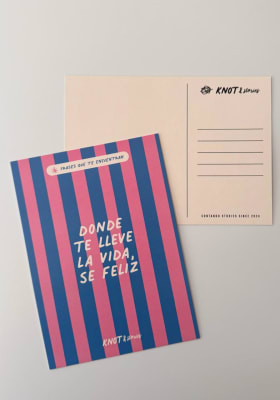 Postal Frases Que Te Encuentran - Donde Te lleve la Vida