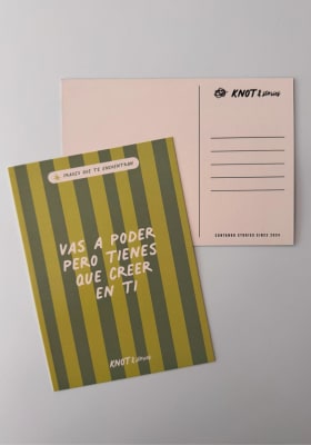 Postal Frases Que Te Encuentran - Vas a poder pero tienes que creer en ti