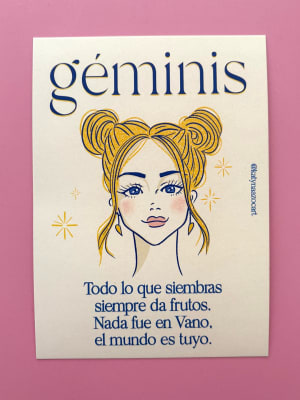 Postales Signos 2026 - Géminis