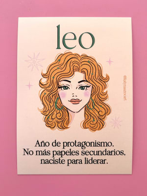 Postales Signos 2026 - Leo